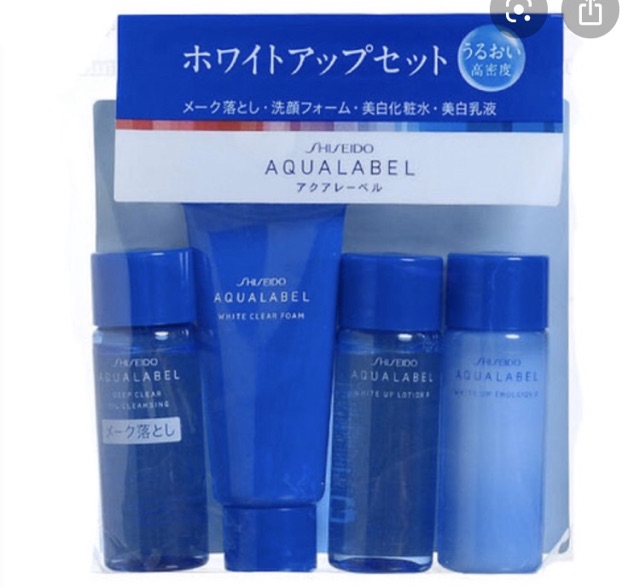 Set dưỡng da mini của Aqualabel Shiseido