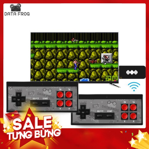 Máy chơi game điện tử 4 nút - Tay cầm Không dây - 568 game trong 1 - Chính hãng DataFrog Y2HD HDMI. Mới nhất 2020 - Hàng