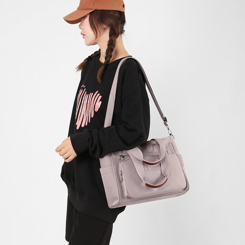 Túi Xách Canvas Siêu Nhẹ Chống Thấm Nước Thời Trang Cho Nữ