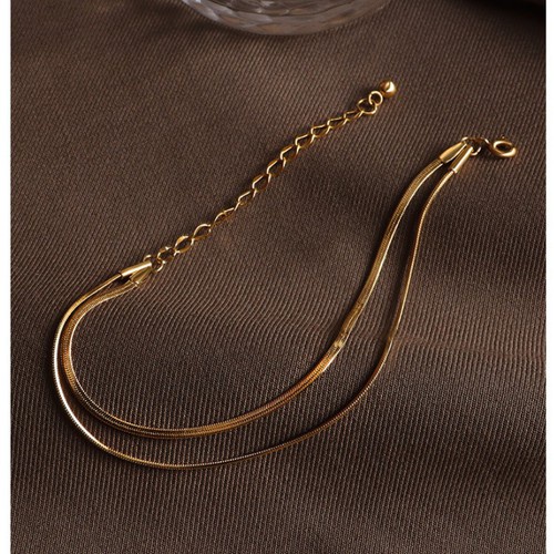 Lắc Tay 2 Vòng Dây Mì Titan Ko Han Rỉ TT 3712