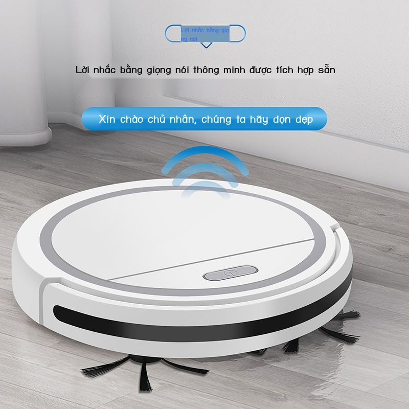 ﹍❡№Robot quét nhà thông minh quét và lau nhà tự động tích hợp máy hút bụi hút cao siêu nhỏ không ồn