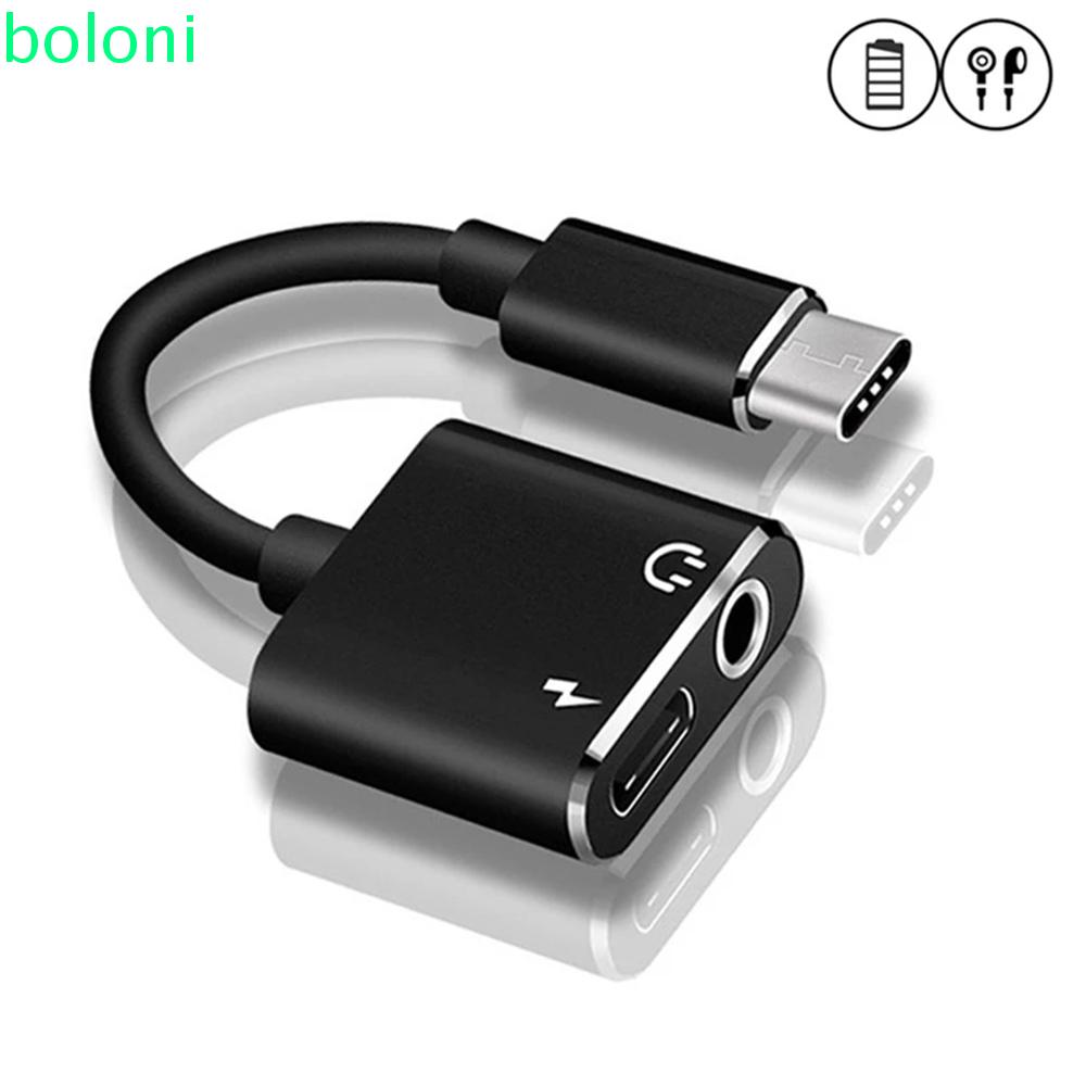 Cáp Chuyển Đổi Cổng Type C Sang 3.5mm 2 Trong 1 Cho Huawei Xiaomi