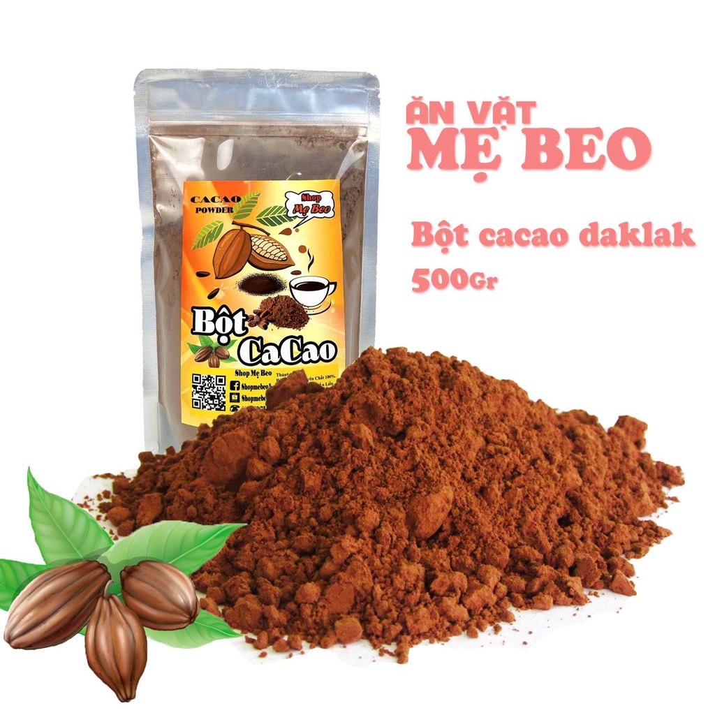 Bột cacao nguyên chất giảm cân Daklak Túi 500g