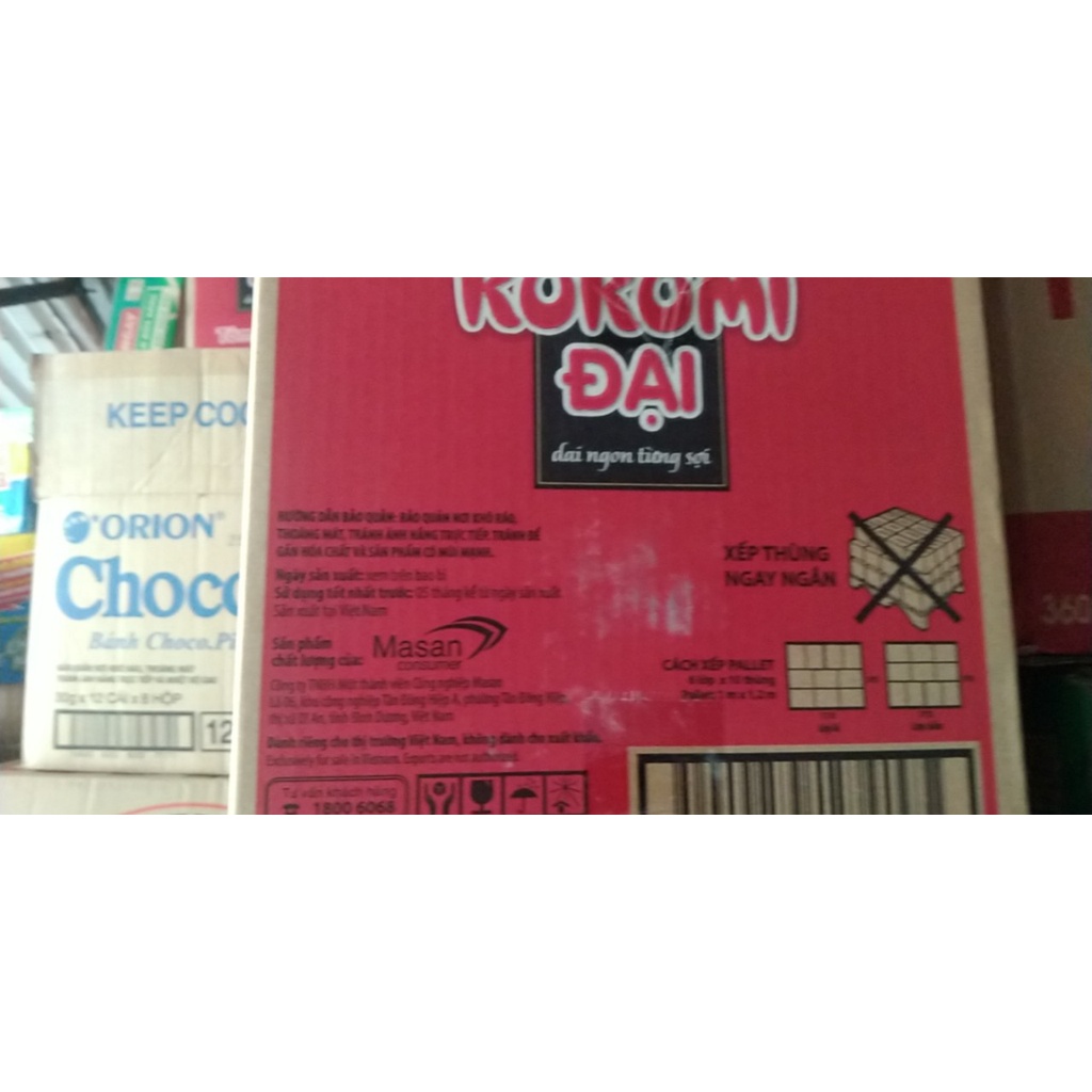 Thùng Mì 24 Hộp Kokomi Đại Tôm Chua Cay 65g