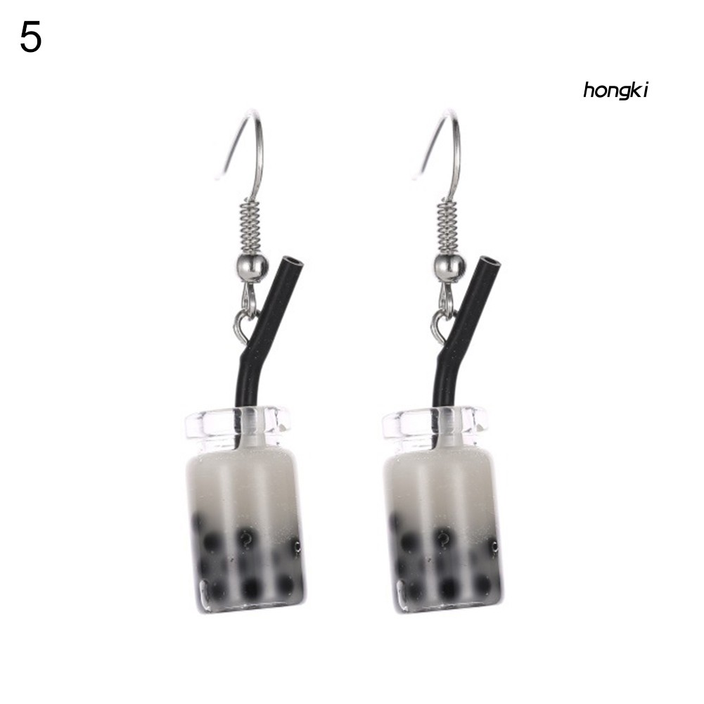 Đôi Bông Tai Dáng Dài Hình Ly Trà Độc Đáo Thời Trang Cho Nữ