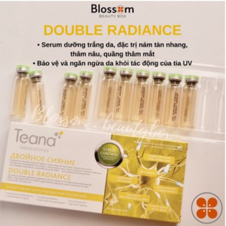 Serum Teana Double Radiance Stress control dưỡng trắng da, mờ thâm nám