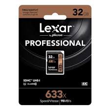 Thẻ nhớ SDHC Lexar  95MB 633X 32GB