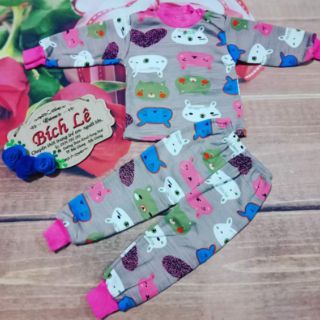 Combo 3 bộ nỉ bông cho bé