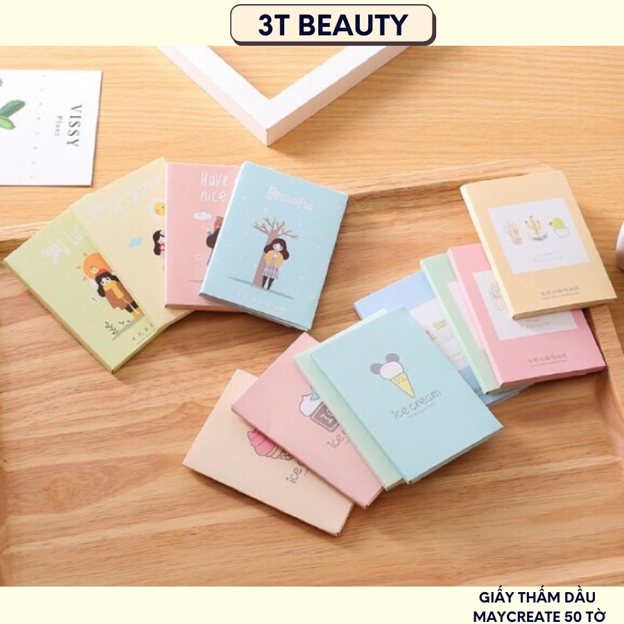 Gói 50 Tờ Giấy Thấm Dầu Hàng Nội Địa Trung