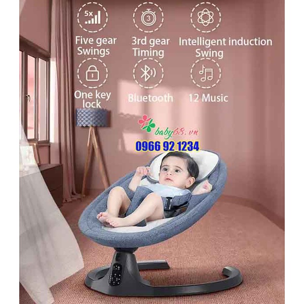 Nôi đưa cho bé, Nôi điện rung tự động Baby Swing