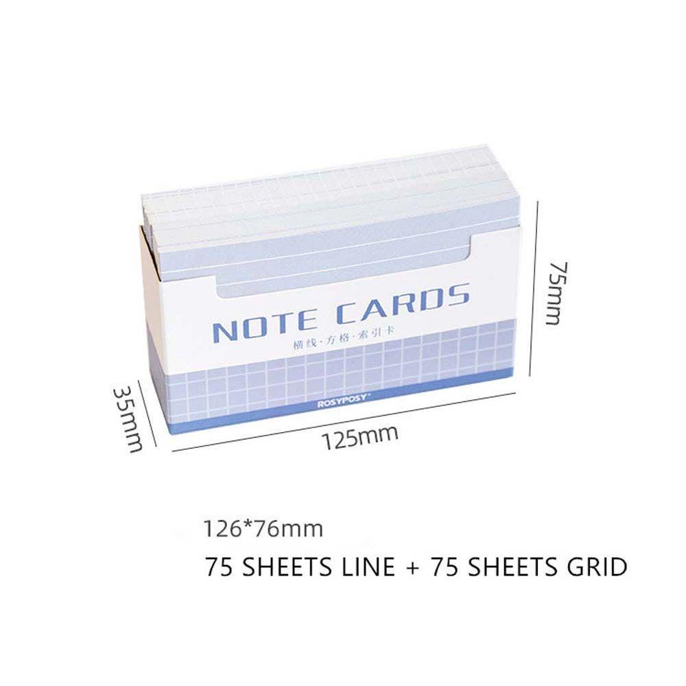 LLOYD Memo Note Cards Thickened 150 Sheets School Stationery Office Supplies Message Notes Index card