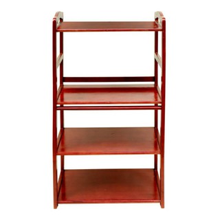 Kệ lò vi sóng 4 tầng bằng gỗ cao su