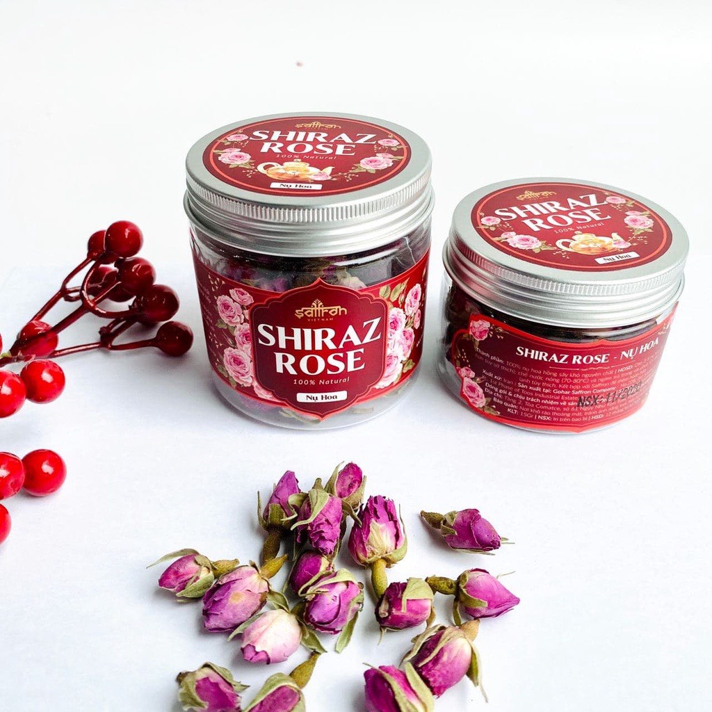 Bộ quà Nhụy hoa nghệ tây Saffron Việt Nam kèm quà tặng và trà hoa cao cấp