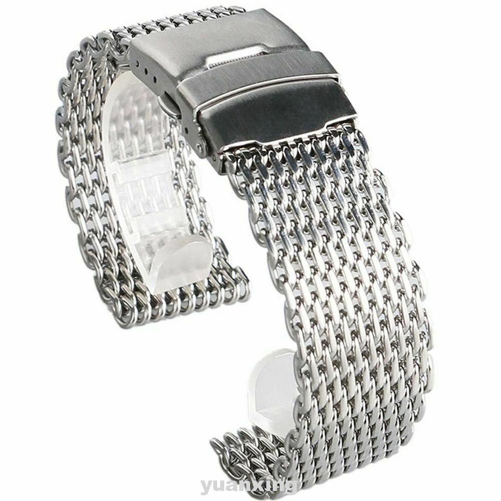 Adjustable Milanese Replacement Stainless Steel Wear Resistant Mesh Fashion Watch Strap