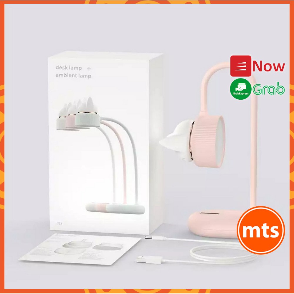 Đèn bàn kiêm đèn ngủ Xiaomi Youpin Desk Lamp + Ambient Lamp 322 pin 1200mAh Pin sạc tích điện - Minh Tín Shop