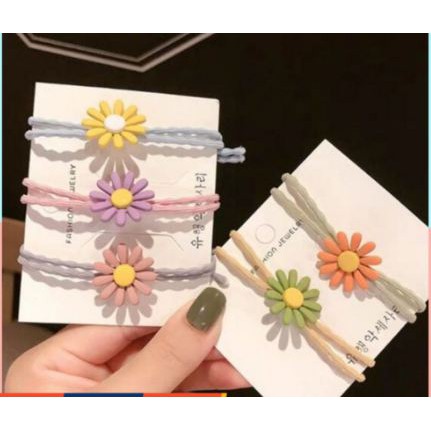 Dây Thun Cột Tóc Nữ Hoa Cúc-hot cực Đẹp