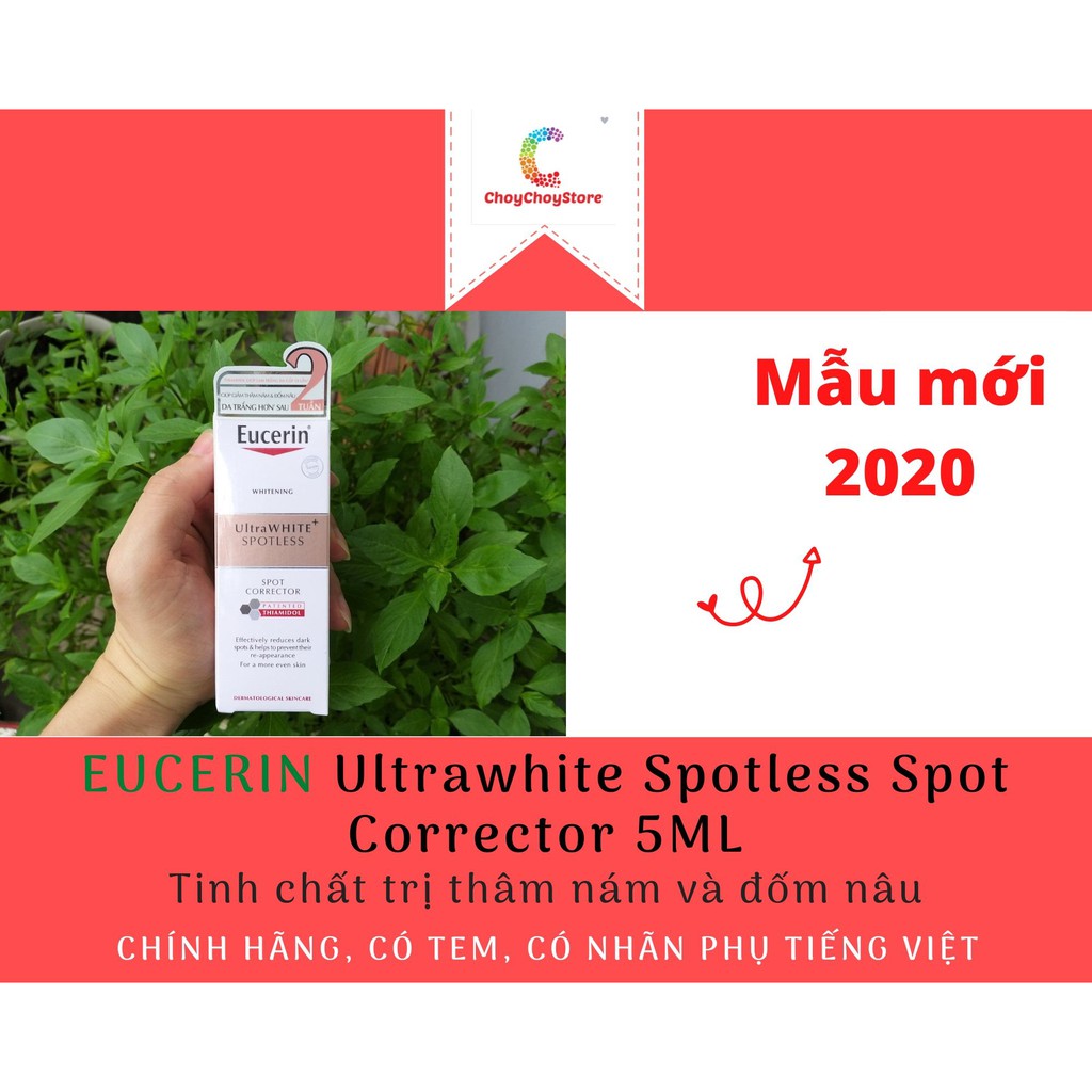 [TEM CTY] EUCERIN Ultrawhite Spotless Spot Corrector 5ML - Tinh chất giảm thâm nám và đốm nâu