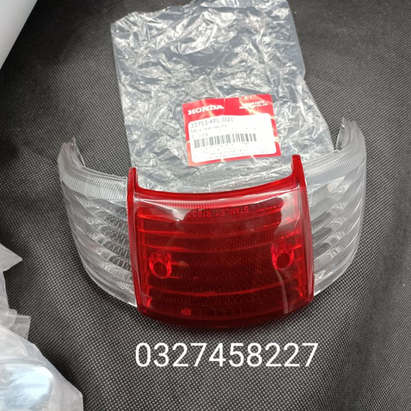 Bộ 3 ốp, chụp võ đèn hậu xe WAVE Alpha , ZX đời đầu zin honda