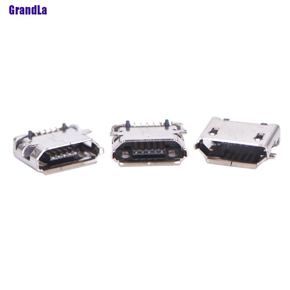 Set 10 Đầu Nối Cổng Micro Usb 5 Pin Type B 5 Pin