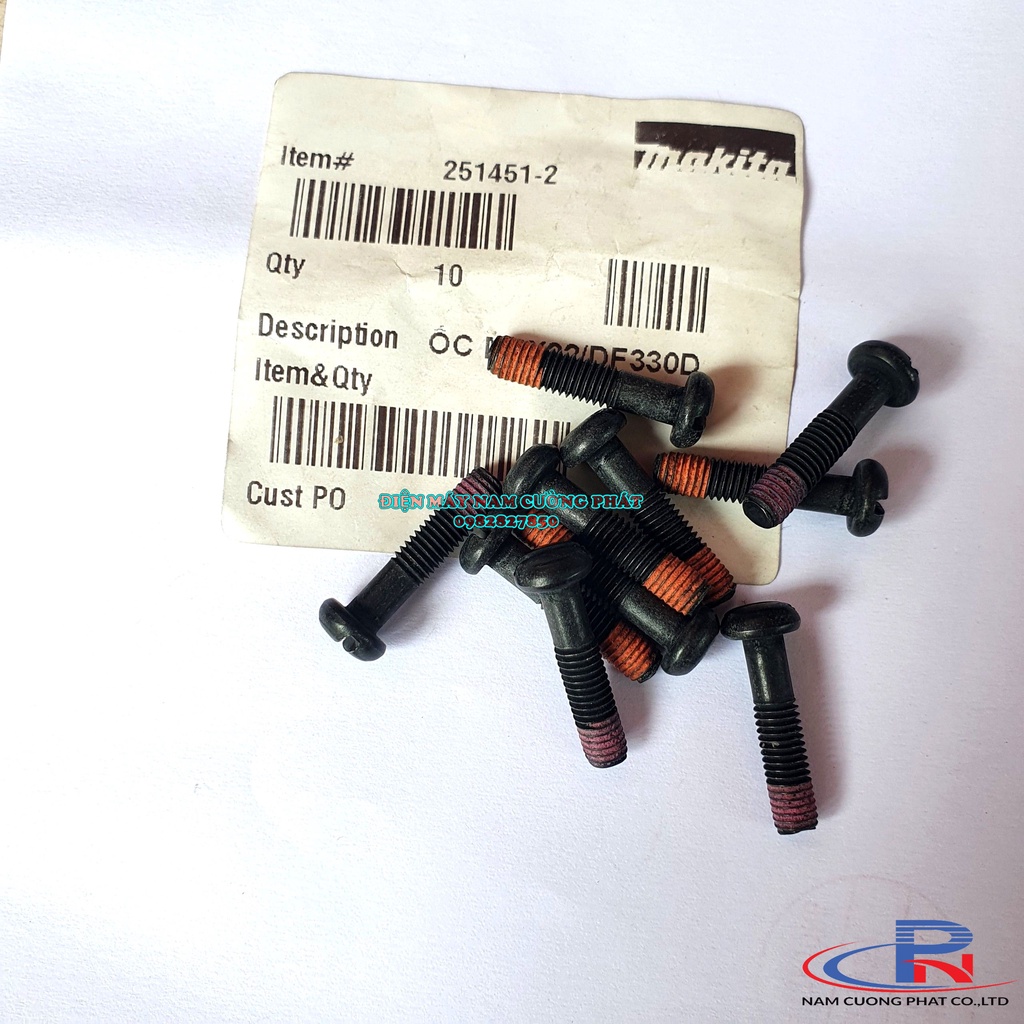 Ốc hãm đầu máy khoan Makita M5x22mm 251451-2