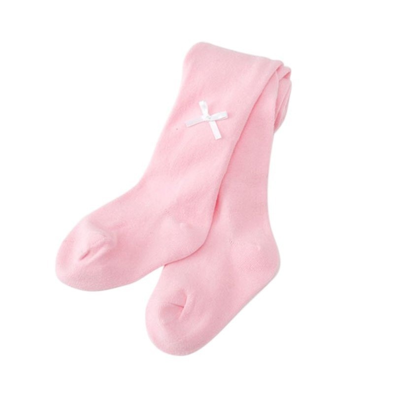 Tất co giãn phối họa tiết nơ đáng yêu cho bé