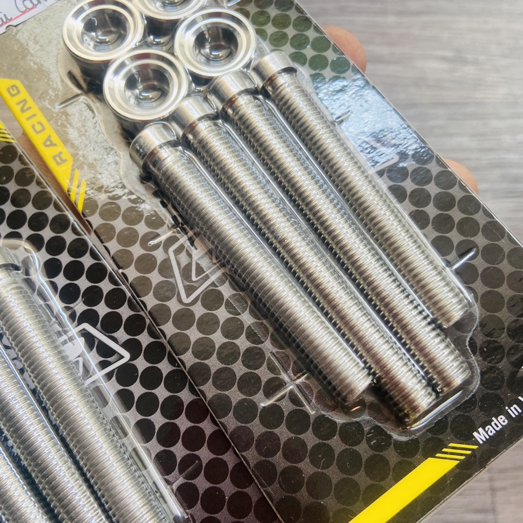 Bộ khâu cảng sau xe Future 2, Wave 125 thái mẫu củ chất liệu inox 304 bao rỉ sét trọng đời
