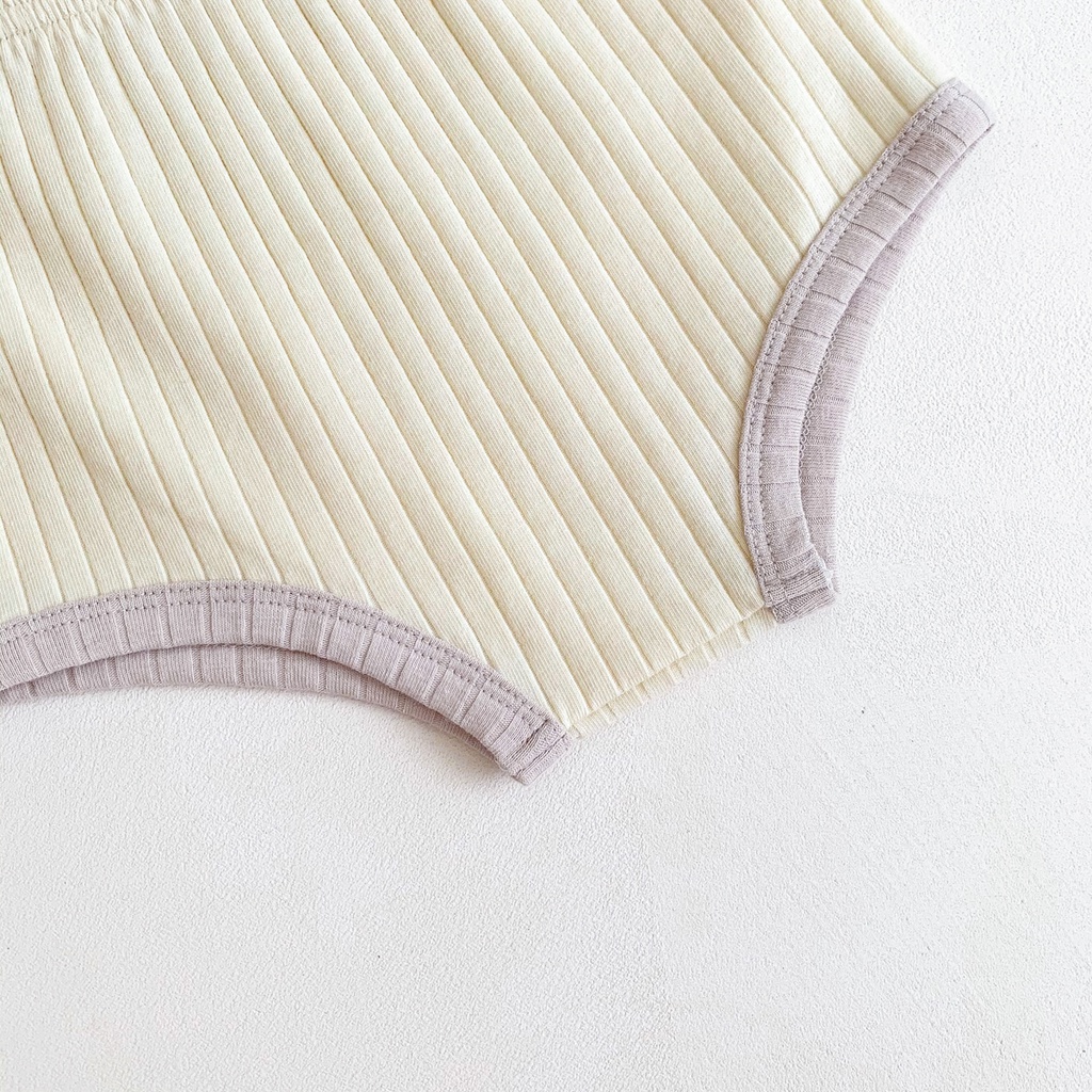 Bộ Đồ Cotton Ngắn Tay Thời Trang Mùa Hè Dành Cho Bé Gái 0-3 Tuổi