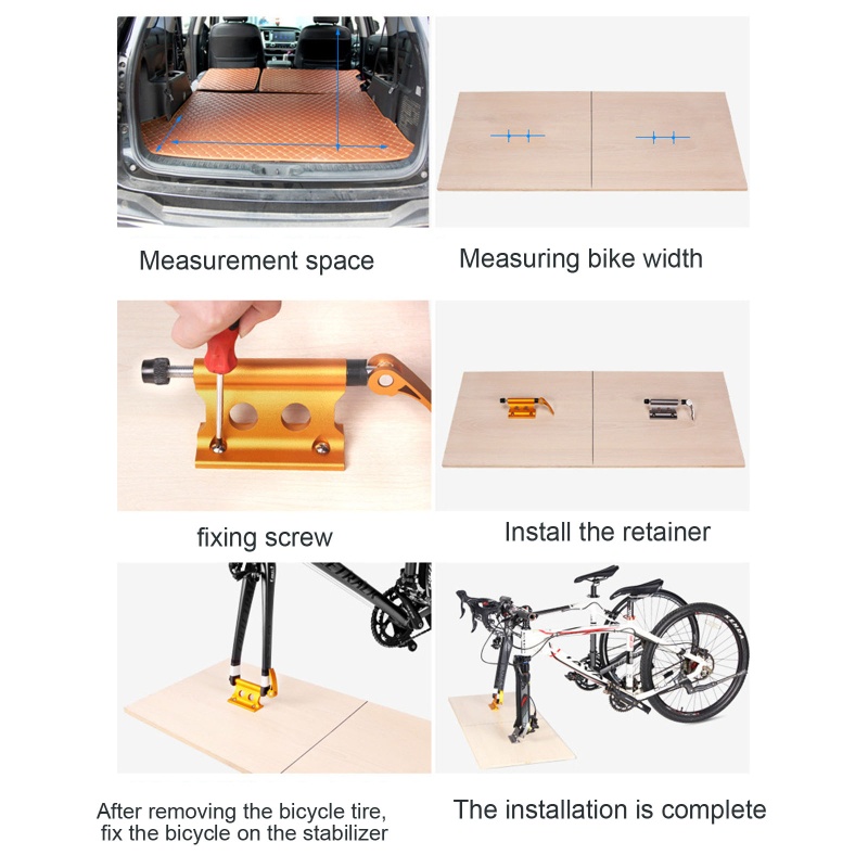 Kẹp Cố Định Phuộc Trước Bằng Hợp Kim Nhôm Tháo Gỡ Nhanh Cho Xe Tải / Hành Lý