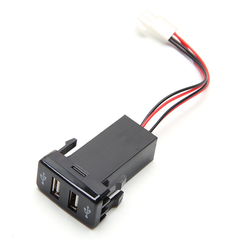 Tẩu Sạc Điện Thoại / Máy Tính Bảng Hai Cổng USB Type-C 4 2A Cho Xe Hơi