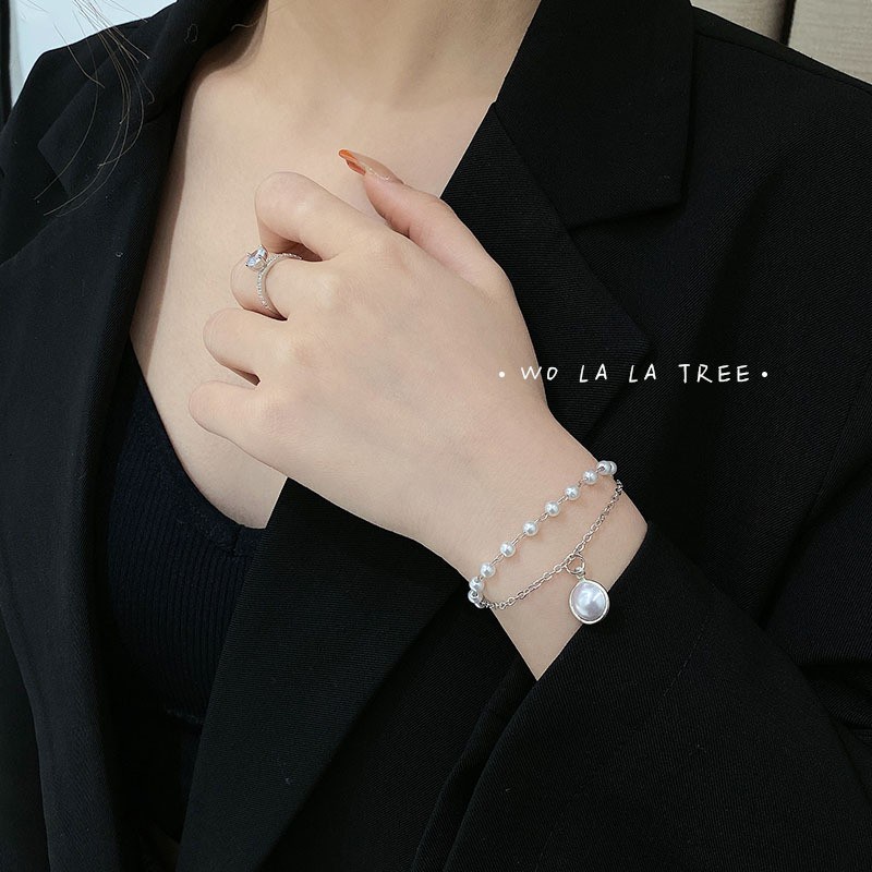 ✨✨Vòng cổ nhiều lớp đính ngọc trai lãng mạn thời trang cho nữ