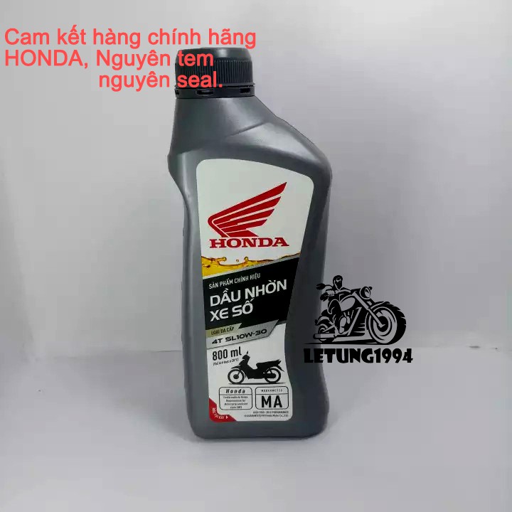 Nhớt honda chính hãng xe số - xe ga 10w30 800ml