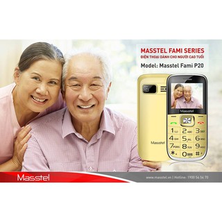 Điện thoại masstel fami p20