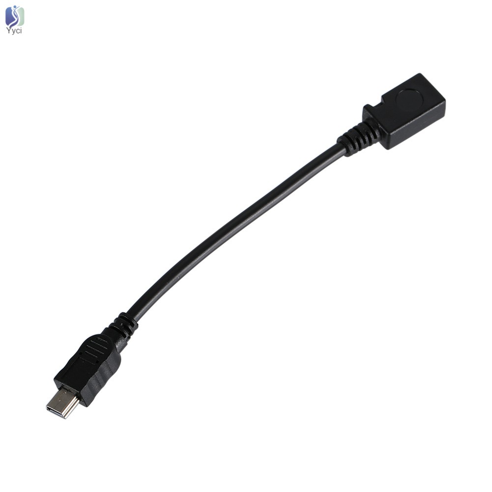 Yy USB 2.0 Mini 5-Pin Male to Micro Female Adapter Cable 15cm @VN