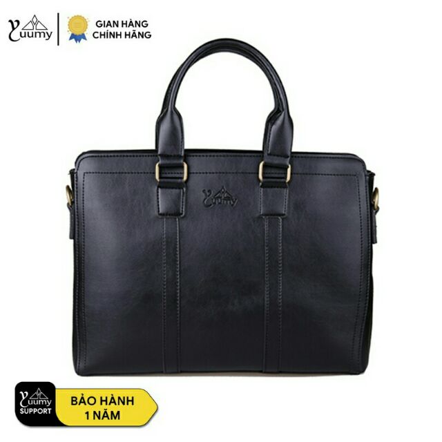 Cặp công sở da Cayummy 01 ( chính hãng xịn màu nâu, đen, dây đeo trong cặp, nhận in chữ theo yêu cầu) Số lượng lớn