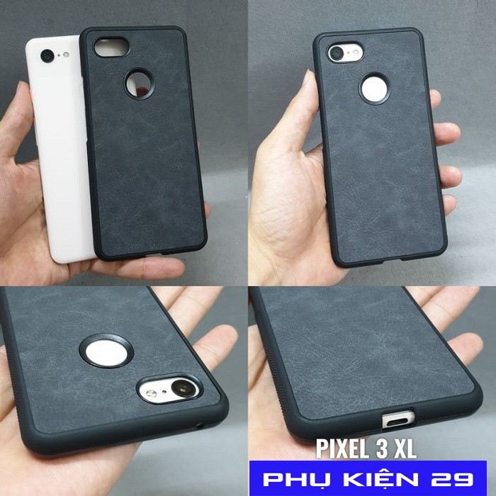 [Google Pixel 3/ 3XL/ 3 XL/3A/3A XL] Ốp lưng chống sốc vân da Viseon