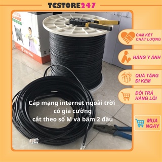 [Lõi Đồng 100%]Dây Mạng Lan internet có Cường Lực Trống đứt dây Lõi Đồng Ngoài Trời Internet Máy Tính