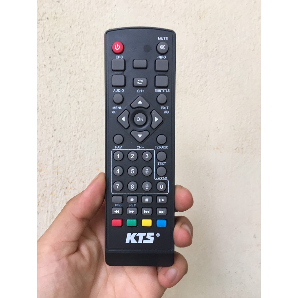 Điều khiển đầu thu kỹ thuật số KTS,Remote đầu kỹ thuật số KTS tốt 100%