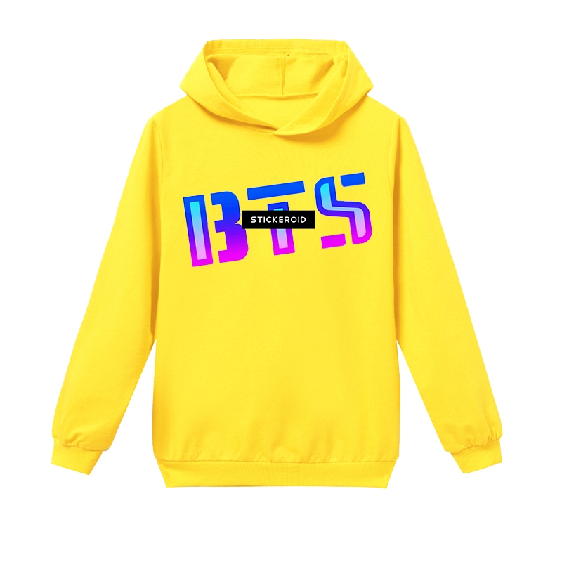 Áo Hoodie Dài Tay In Hình Nhóm Nhạc Bts Thời Trang Cho Bé