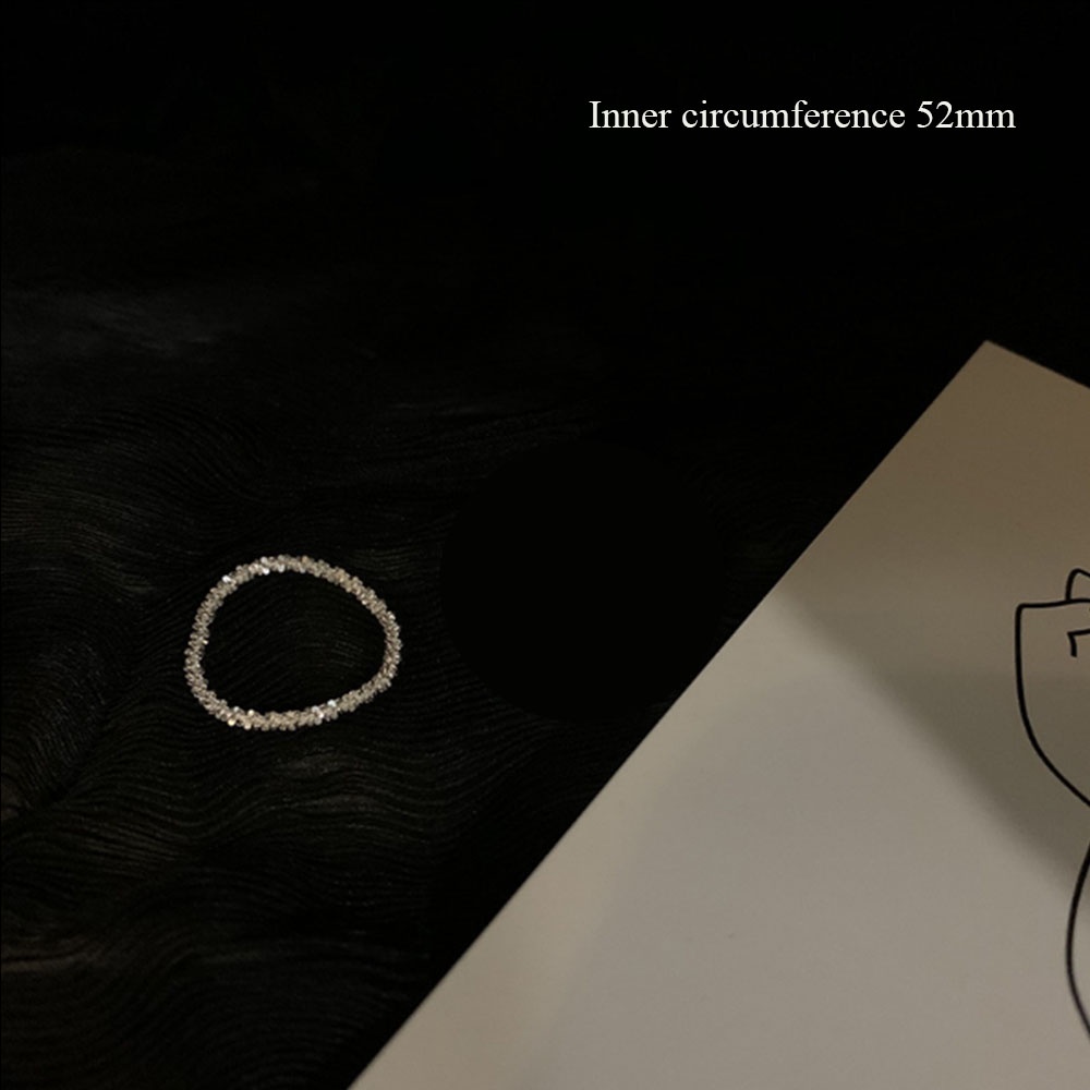 1pcs Charm Women Vintage Ring  Silver Shiny Simple Index Finger Hoop Fashion Rings Jewelry