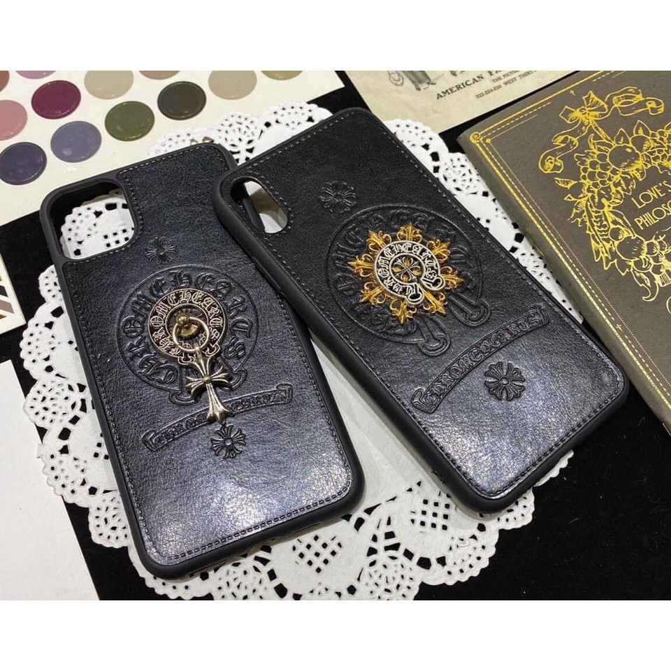 Ốp lưng da iPhone Chrome Hearts