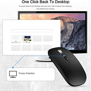 Bluetooth Mouse Super Ultra Mini 5.0 Dual-Mode Ultra-Thin Wireless Charging Mouse