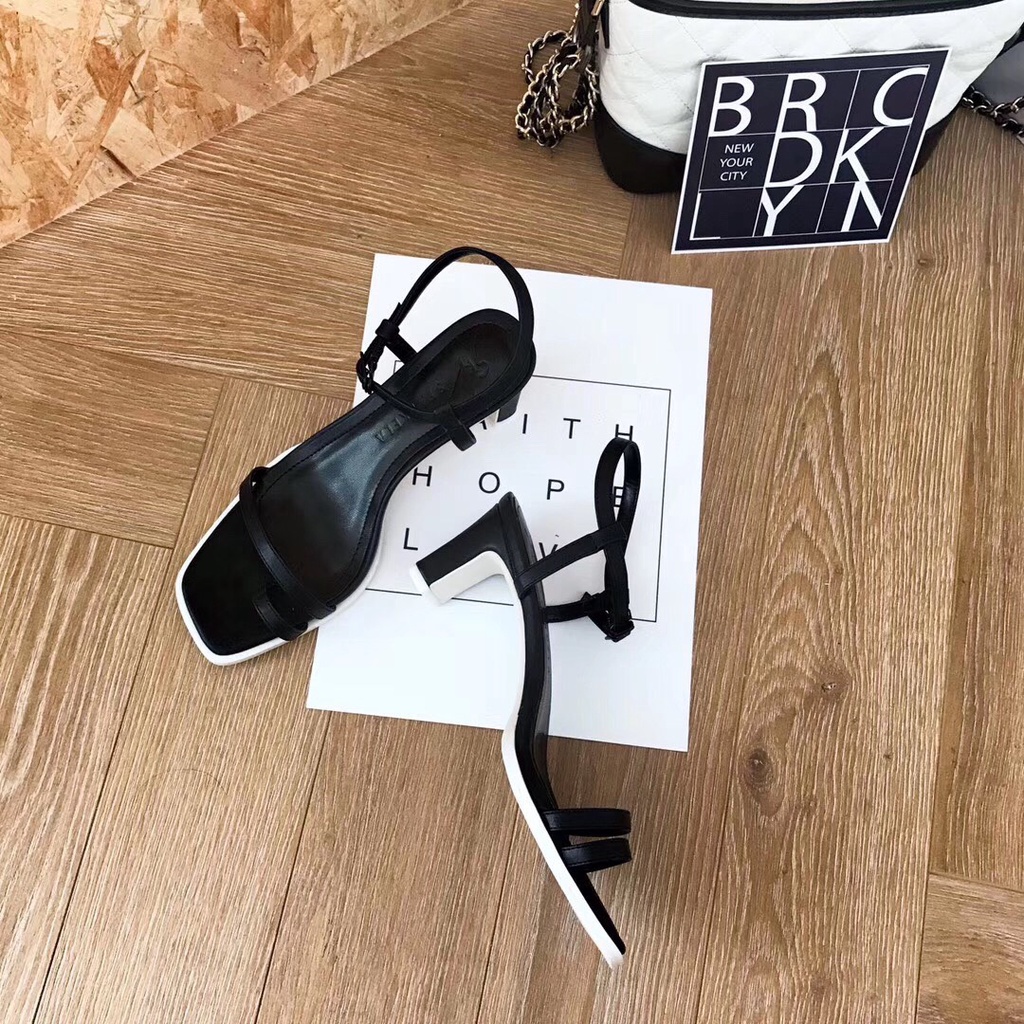 Sandal xỏ ngón gót dẹt 5p mẫu TBC22-007 - KachiHouse