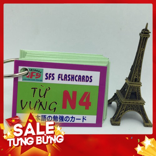 [FREE SHIP 99K] Bộ Thẻ Tiếng Nhật Từ Vựng N4