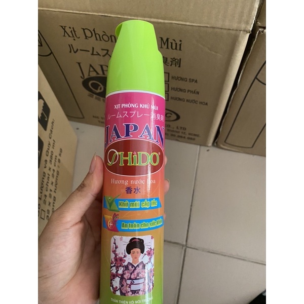 Combo 24 chai Oshido Xịt phòng khử mùi hôi .mùi thuốc lá .