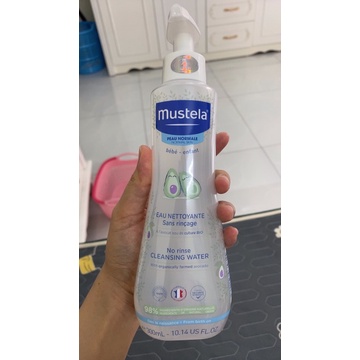 Gel tắm khô Mustela Nước Làm Sạch Không Cần Rửa Lại Mustela No Rinse Cleansing Water 300ml