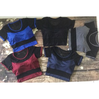 ÁO CROPTOP PHỐI LƯỚI CÓ MÚT