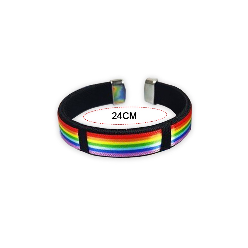Vòng Đeo Tay Màu Cầu Vồng Thời Trang Xu Hướng Cho Cặp Đôi