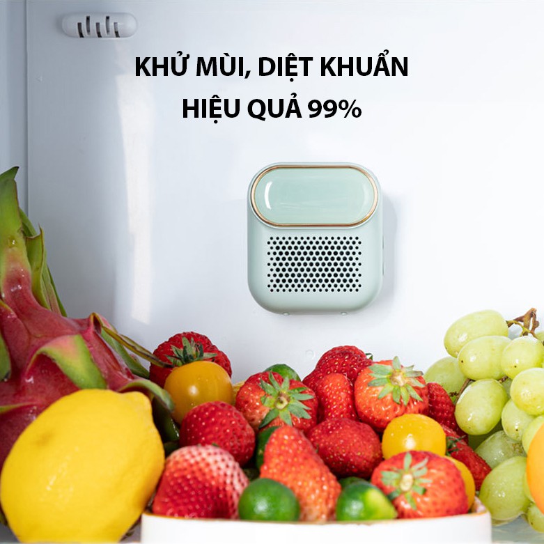 Máy ozone khử mùi, Máy lọc không khí mini - Khử khuẩn, khử mùi tủ giày, tủ lạnh, tủ quần áo, nhà tắm hiệu quả đến 99%