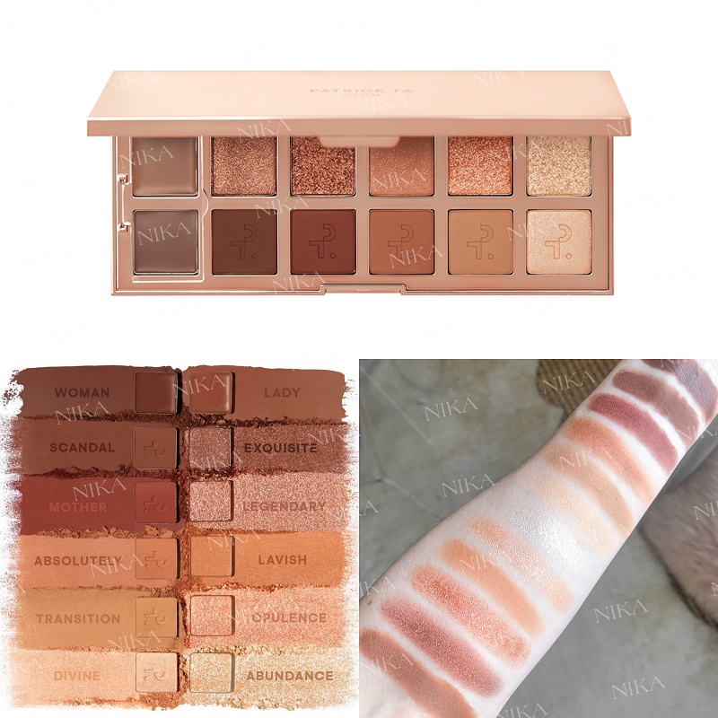 Bảng mắt Patrick Ta Major Dimension Eyeshadow Palette 12 ô