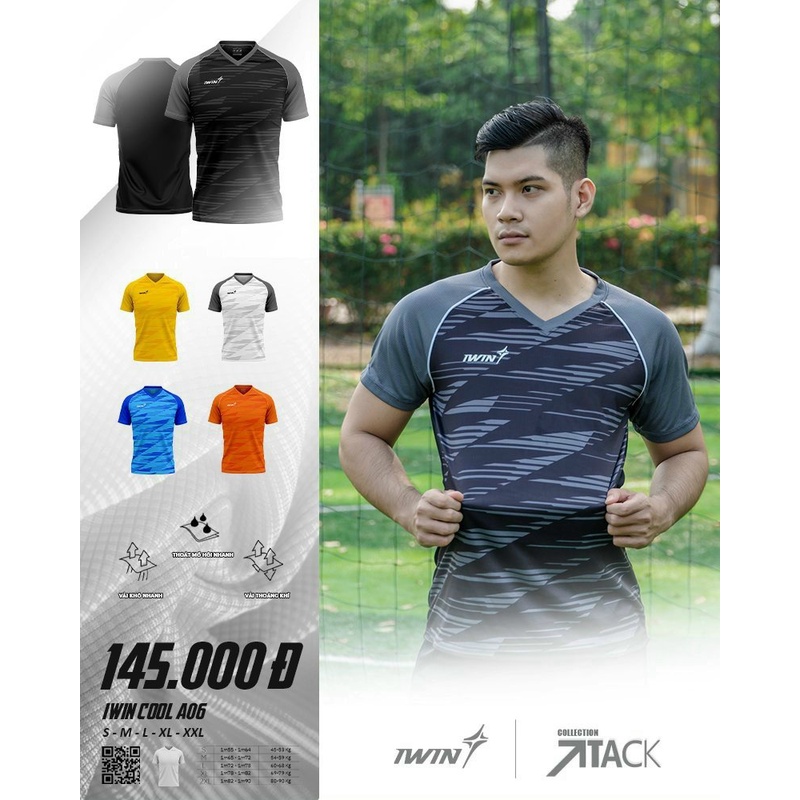 Bộ Quần  Áo Thể Thao Chính Hãng Iwin Cool A06 - Mẫu Mới Nhất 2022